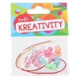 Perles colorées avec cordon