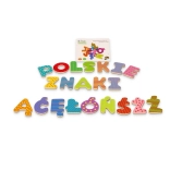 Lettres magnétiques avec caractères polonais