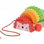 Hérisson en bois à tirer de Petit Collage