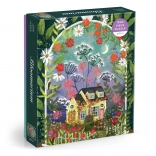 puzzle galison jardin en fleurs 1000 pièces – joy laforme