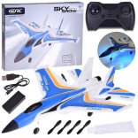 Avion RC en mousse léger avec éclairage LED SKY SHOW, charge USB