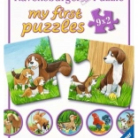 RAVENSBURGER Mon premier puzzle Familles d’animaux 9x2 pièces