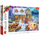 Puzzle 1000 pièces TREFL Temps d’hiver XMAS