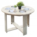 Table éducative de jardin 6 en 1 CLASSIC WORLD pour jeu sensoriel avec sable, eau et galets
