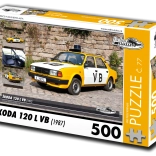 Puzzle Rétro-voitures Škoda 120 L VB (1987) – 500 pièces