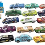 Voiture de course en métal 6 cm dans une boîte