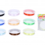 Fil élastique coloré pour perles 0,6 mm, 7 m (9 couleurs)