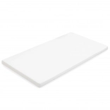 Matelas en mousse pour enfant New Baby Standard 140 × 70 × 5 cm blanc