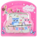 Portefeuille pour enfants avec petits hiboux