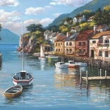 Puzzle Village sur l’eau 500 pièces