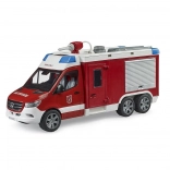 Bruder camion de pompiers MERCEDES-BENZ Sprinter avec lumière et son 1:16