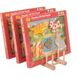 Support en bois pour puzzles Bigjigs Toys