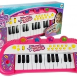 Piano à clavier 24 touches Rose