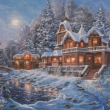 Puzzle Hiver magique 1000 pièces