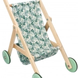 Poussette légère en bois pour poupées