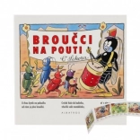 Livre accordéon Broučci à la foire 15,5 × 15 cm