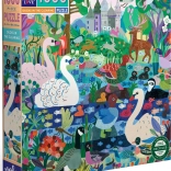 Puzzle carré Canards dans la clairière 1000 pièces