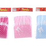 Couette avec dentelle et nœud avec petit oreiller pour poupées