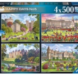 Puzzle Ravensburger Résidences Royales du Royaume-Uni 4x500 pièces