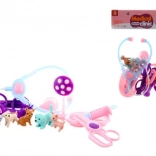 Set de docteur avec des petits chiens