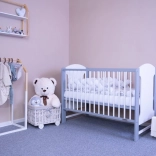 Lit bébé New Baby Elsa blanc–gris