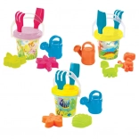 Ensemble de sable transparent avec arrosoir – fées, dinosaures et petits poissons 1,3 l