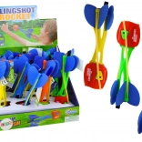 Fusée à lancer en mousse colorée avec une portée de 25 mètres