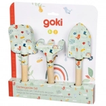 goki set de jardinage pour enfants printemps, 3 pcs