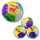 Set de balles souples dinosaures 9 cm 3 pcs