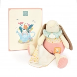 Coffret cadeau Lapin Ciboulette avec couverture 28 cm