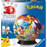Puzzle 3D Ravensburger Poke9mon boule 72 pie8ces