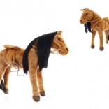 Cheval en peluche avec selle et sons, charge maximale 100 kg