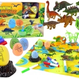 Kit créatif d’œufs de dinosaures à peindre avec transporteur
