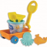 Androni ensemble pour le sable Poisson Heureux avec chariot