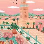 Puzzle Mosquée Koutoubia Maroc 1000 pièces