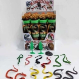 serpents en tube – set de serpents en caoutchouc dans une boîte en plastique