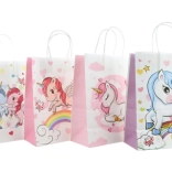 Sac cadeau avec motif de licorne