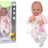 Poupée Bébé avec Tétine et Tenue de Licorne