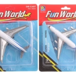 Avion en métal pour enfants 14 × 13 cm