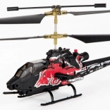 hélicoptère rc red bull cobra tah-1f 26 cm avec 2,4 ghz et led