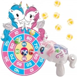 Woopie Jeu de Fléchettes 2-en-1 pour Enfants Licorne