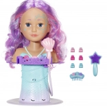 baby born sœur tête à coiffer sirène avec douche