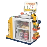 Ensemble de supermarché avec effets