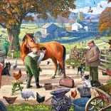 Puzzle Le Forgeron à la ferme 500 pièces GIBSONS