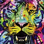 Puzzle Jolly Pets : tigre sauvage