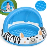 Piscine pour enfants avec auvent Bestway Zebra