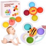 Senzoe Fidget Spinner avec ventouse 3 pièces