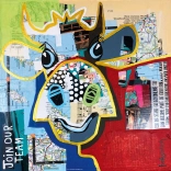 Puzzle carré Vache tachetée 1000 pièces