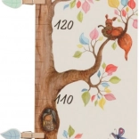 Goki mètre en bois de croissance Dans la clairière