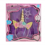 Set de déguisement licorne pour enfants – tutu, serre-tête et baguette